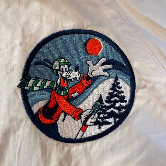 New Disney OUR UNIVERSE Goofy Mickey Ski School Windbreaker Jacket. Large Unisex - Picture 4 of 11